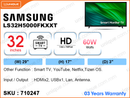 SAMSUNG 32” Smart LED HD TV LS32H5000FKXXT