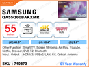 SAMSUNG 55" QLED 4K Smart TV QA55Q60BAKXMR