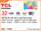 TCL 32" LED HD Android TV TCL32S4500A