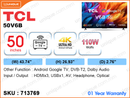 TCL 50'' LED 4K Google TV 50V6B