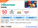 Hisense 50" LED UHD 4K Google TV 50A6K