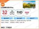 Mi 32'' FHD  Android TV L32M6-ES Pro