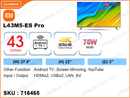 Mi 4s 43" 4K Ultra HD L43M50-ES Pro