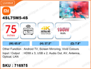 Mi 4S L75M5-4S 75" 4K Andriod LED TV