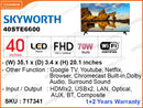 SKYWORTH 40" LED FHD Google TV 40STE6600