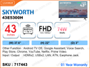 SKYWORTH 43" LED FHD Android TV 43E5300H