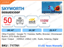 SKYWORTH 50" LED UHD 4K Google TV 50SUE9350F