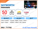 SKYWORTH 50" LED UHD 4K Android TV 50G6500G