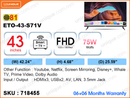 81 43" LED FHD Smart TV ETO-43-S71V
