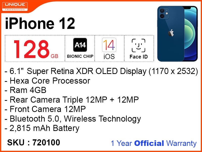 iPhone 12 128GB (official)