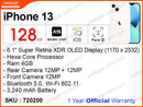 iPhone 13 128GB (Official)