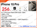 iPhone 15 Pro 256GB (Official)