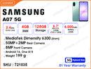 SAMSUNG A07 5G 4GB, 128GB