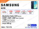 SAMSUNG Galaxy A16 4GB, 128GB