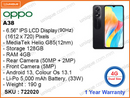 OPPO A38 4GB, 128GB