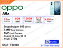 OPPO A6x 6GB, 128GB