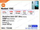 Redmi 15C 6GB, 128GB