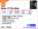 Redmi Note 17 Pro Max 5G 12GB 256GB