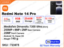 Redmi Note 14 Pro 5G 8GB, 256GB