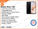 Redmi Note 13R 5G 8GB, 128GB (Without Warranty)