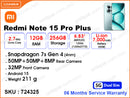 Redmi Note 15 Pro Plus 5G 12GB, 256GB (06 Months Service Warranty)