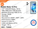 Redmi Note 12 Pro 5G 8GB, 128GB (Without Warranty)