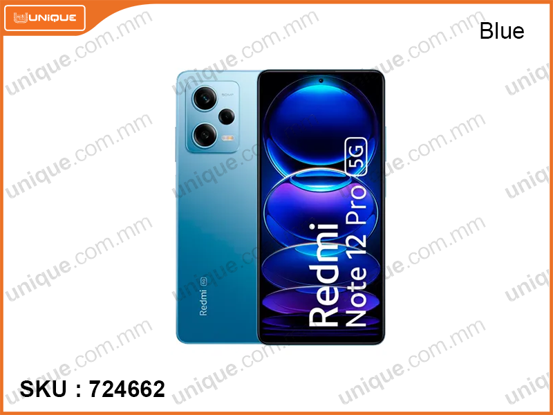 Redmi Note 12 Pro 5G 12GB, 256GB (Without Warranty)