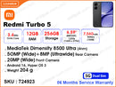 Redmi Turbo 5 5G 12GB, 256GB (06 Months Warranty)