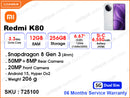 Redmi K80 5G 12GB, 256GB (06 Months Service Warranty)