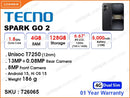 TECNO SPARK Go 2 KM4 4GB, 128GB