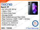 TECNO SPARK 9T KH6 4GB, 64GB