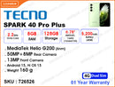 TECNO SPARK 40 Pro Plus KM7 8GB, 128GB