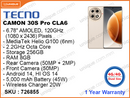 TECNO CAMON 30S Pro CLA6 8GB, 256GB