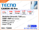 TECNO CAMON 40 Pro 5G CM7 5G 8GB, 256GB