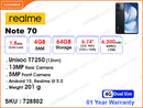 realme Note 70 4GB, 64GB