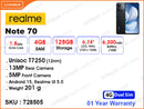 realme Note 70 4GB, 128GB