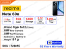 realme Note 60x 3GB, 64GB