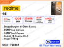 realme 14 5G 12GB, 256GB