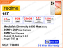 realme 15T 8GB, 256GB