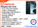 OnePlus Nord CE 3 Lite 5G 8GB, 256GB