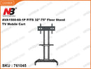 NORTH BAYOU AVA1500-60-1P FITS 32''-75'' Floor Stand TV Mobile Cart