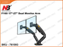 NORTH BAYOU F160 17"-27" Dual Monitor Arm