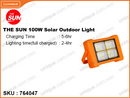 THE SUN 100W Solar Outdoor Light