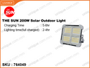 THE SUN 200W Solar Outdoor Light