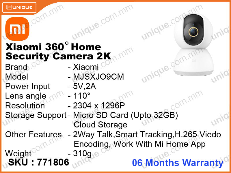 Mi MJSXJ09CM 360° 2K Smart Camera