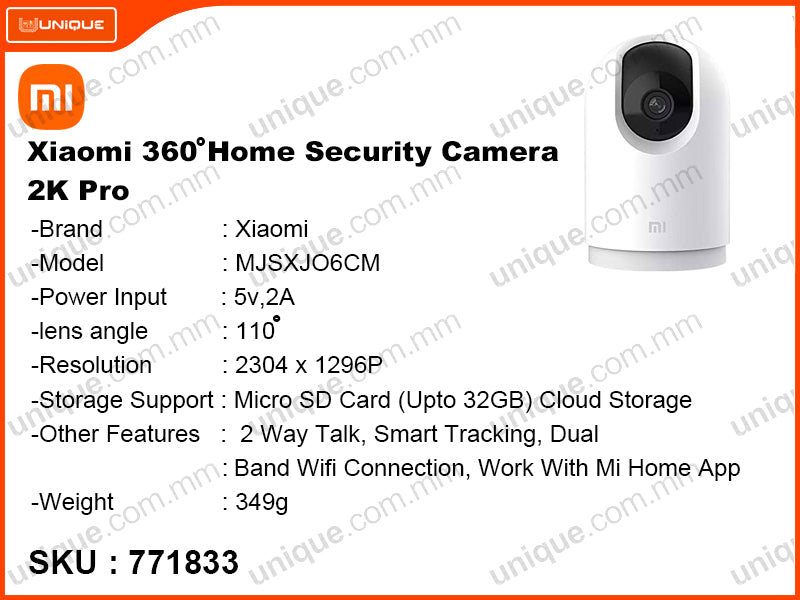 Mi MJSXJ06CM 360° 2K Smart Camera