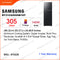 SAMSUNG RT31CG5020B1ST 2Door, Digital Inverter, 305L Refrigerator