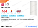 LG GN-Y201CQS 1Door, 164L Refrigerator