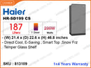 Haier HR-SD199F CS 1Door, 187L Refrigerator