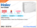 Haier HCF-200HMG 3', 200L Chest Freezer